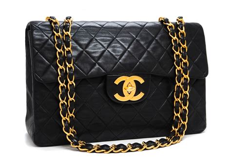 chanel vintage maxi size